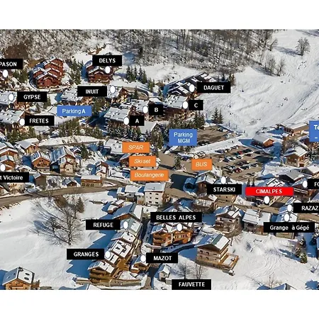 Duplex Lumineux Avec Terrasse, Piscine Et A Meribel, Acces Direct Aux Pistes - Fr-1-566-49 Apartment